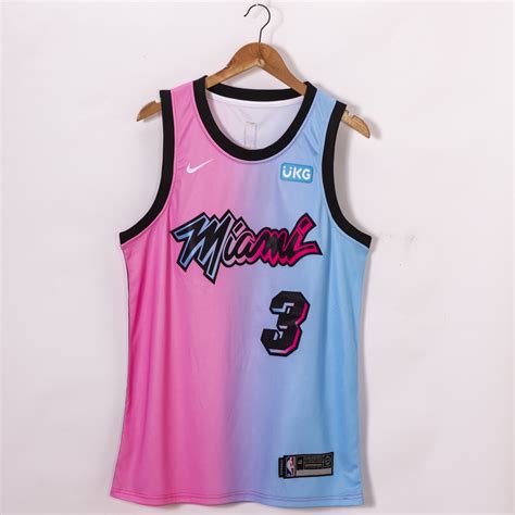 Order your city edition jersey today for just $109.99 and tell the entire world who you're rooting for. Dwyane Wade #3 Miami Heat 2020-21 Blue Pink Rainbow City Jersey