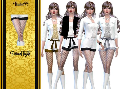 The Sims Resource T55 Fishnet Tights Seasons