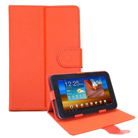 Hde Universal 7 Inch Tablet Case Leather Folio Cover Multi Angle Stand