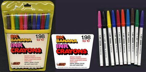 Bic Banana Ink Crayons 1970s Remember Charles Nelson Reilly In The