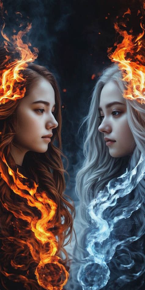 Fire And Ice By Naughtyangelx On Deviantart