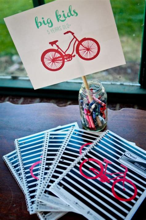 Bicycle Themed Birthday Party Favors Bicycle Birthday Parties Bicycle