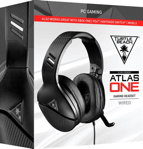 Best Buy Turtle Beach Atlas One Wired Stereo Gaming Headset For Pc