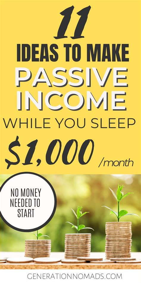 11 Passive Income Ideas To Earn Extra Money Generation Nomads In 2020