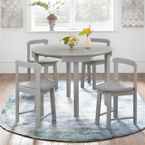 Harrisburg Tobey Compact Round Dining Set Overstock 20616440
