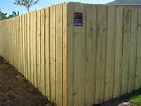 Oak Wood Fencing Pictures