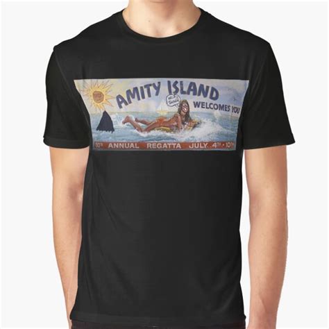 Welcome To Amity Island T Shirt By Myronmhouse Redbubble
