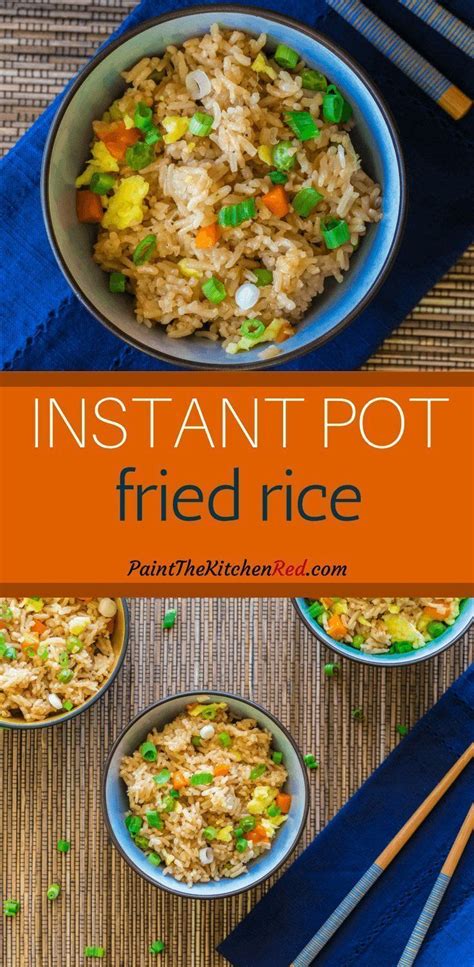 Add oil and frozen peas and saute for about a minute before mixing everything together. Instant Pot Fried Rice is easy and delicious! | Recipe ...