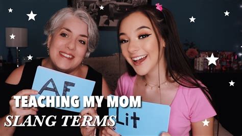 Teaching My Mom Slang Terms Youtube