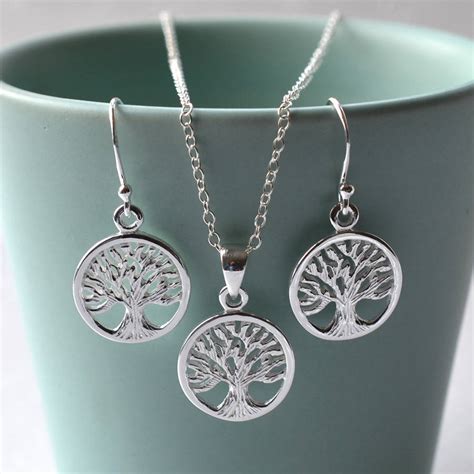 Sterling Silver Tree Of Life Necklace By Martha Jackson Sterling Silver | notonthehighstreet.com