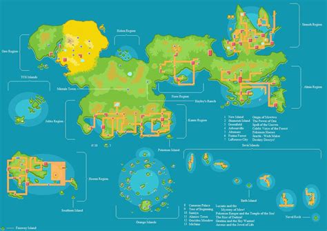 Pokemon World Map 2 By Dr Big47 On Deviantart