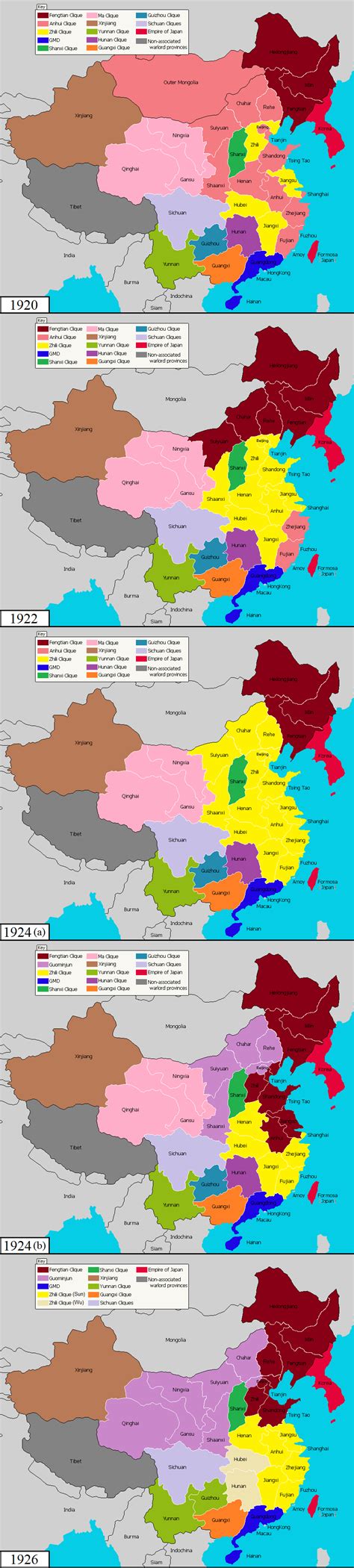 Chinese Warlord Era Which Began In And Ended In