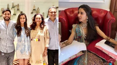 Inside Anil Ambani Tina Ambanis Elder Son Anmols Mehendi Ceremony