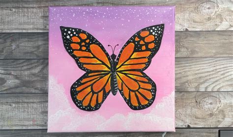 How To Paint A Butterfly Easy Beginner Step By Step Tutorial