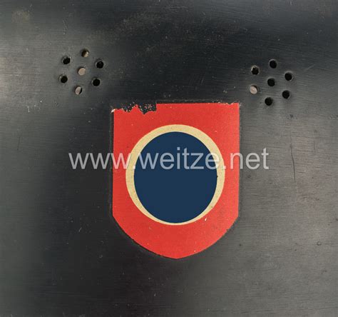 Feuerwehr Stahlhelm M Mit Emblem Und Nackenschutz Iii Reich Iii Reich