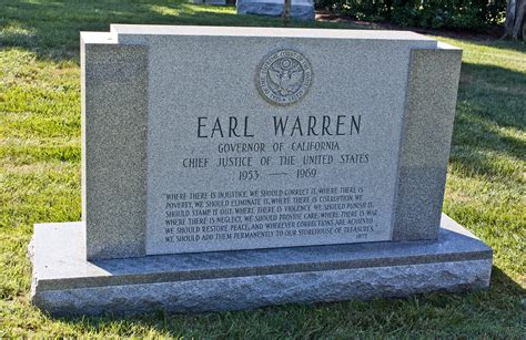 Grave Of Earl Warren Rear Arlington National Cemetery Flickr