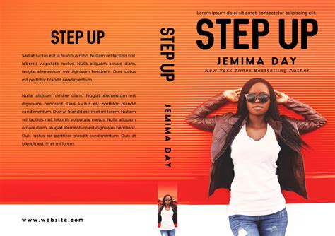 Step Up African American Premade Book Cover For Sale