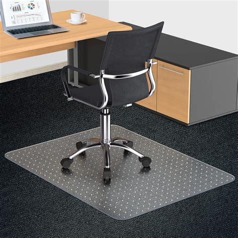 Shipped Flat FEZIBO Floor Mats for Desk Chairs Chair Mat Office 48 x 36