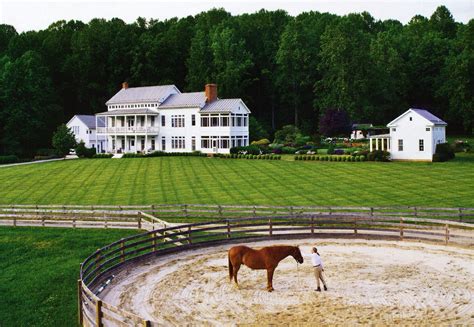 Ranch House With Horses