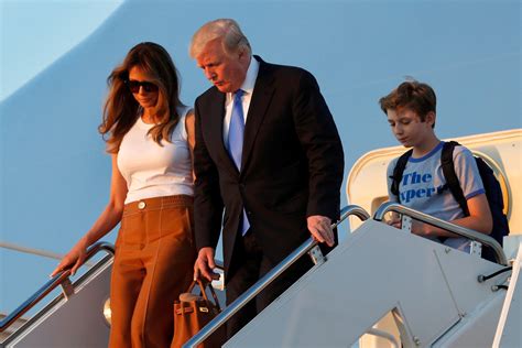 Melania And Barron Trump Move Into The White House Cbs News