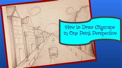 How To Draw Cityscape In One Point Perspective 1 Point Perspective