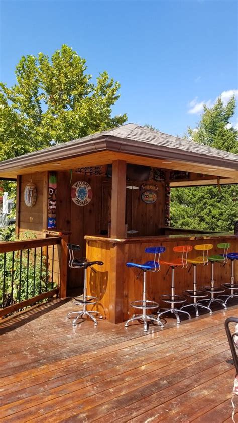Cozy Backyard Bar Ideas Youll Adore Decortrendy Outdoor Tiki Bar
