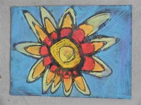 The Smartteacher Resource Chalk Pastel Observational Flowers