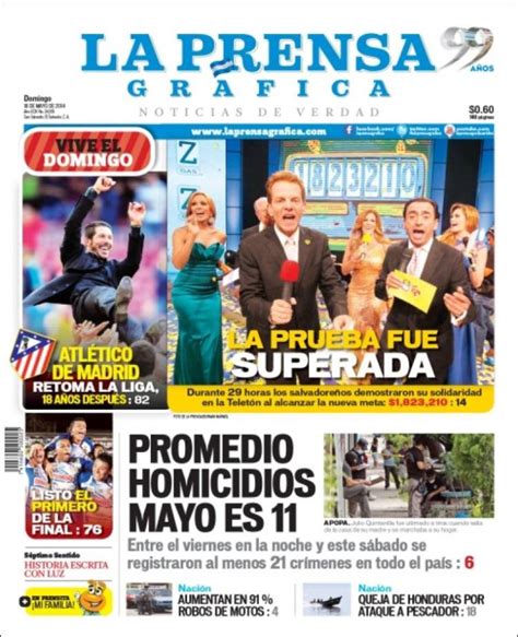 Periódico La Prensa Gráfica El Salvador Periódicos De El Salvador