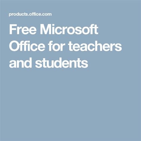 Free Microsoft Office For Teachers And Students Microsoft Office