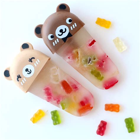 Diy Gummy Bear Popsicles With Aloe Juice Pankobunny
