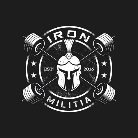 A Strong Logo For A Powerlifting Gym By Monadl Tattoo Font For Men