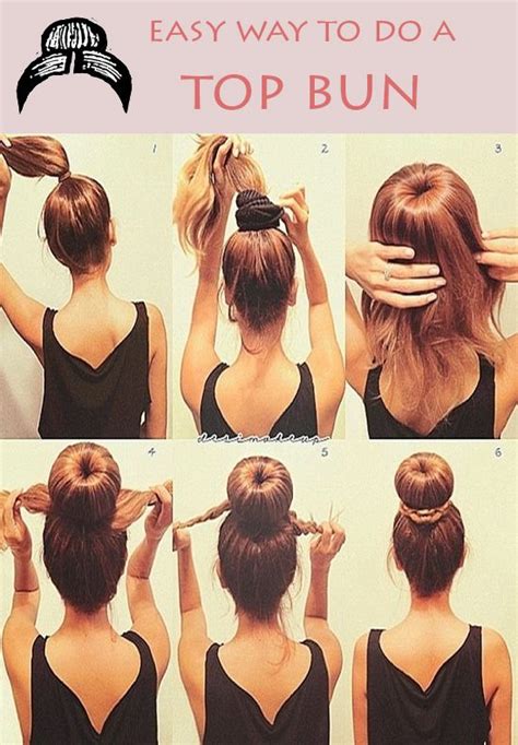 2 creating a quick and messy bun. 10 Top Bun Tutorials to Glam a Winter Look - Pretty Designs