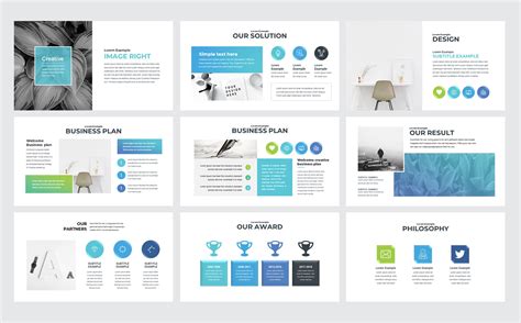 Clean Simple Powerpoint Template 74618
