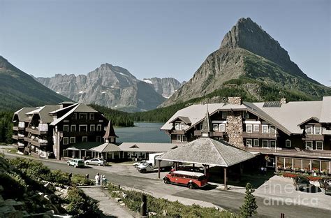 Book st mary lodge & resort, saint mary on tripadvisor: Many Glacier Hotel - Glacier Park Photograph by Amy Fearn