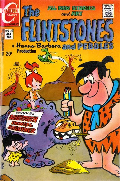 Old Comics World The Flintstones 1018 1972 Charlton Comics