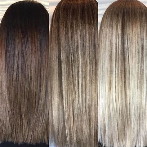 The Journey Of Going From Dark To Blonde Colour Done By Ariel Beforeandafter