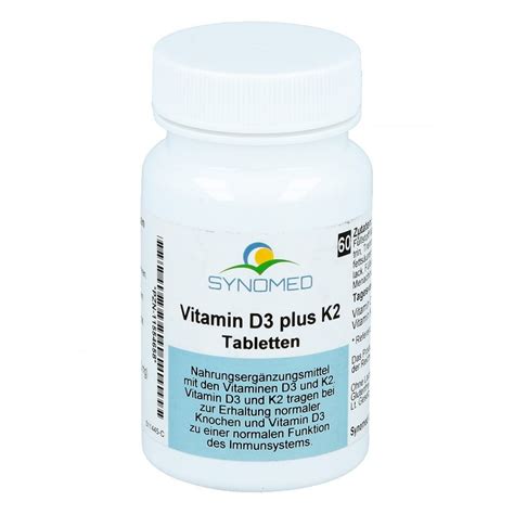 synomed vitamin d3 plus k2 tabletten 60 stk ab 12 12 € preisvergleich bei idealo de