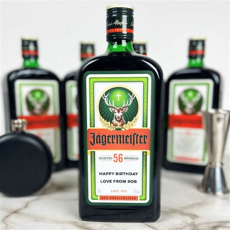 Personalised Jager Bottle From Add A Personal Touch