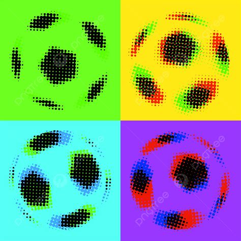 Football Soccer Balls Color Vector Sign Vector Color Vector Sign Png