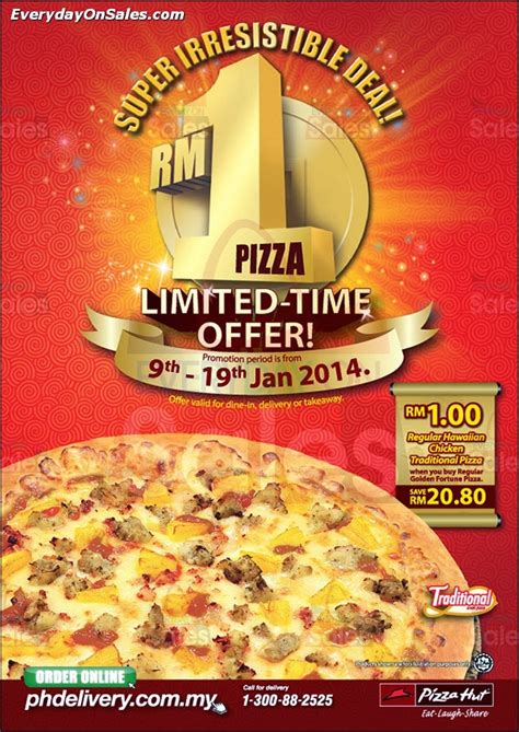 Most popular pizza hut dish ratings & reviews. Pizza Hawaiian Chicken Regular HANYA RM1 | Pizza Hut | 9 ...