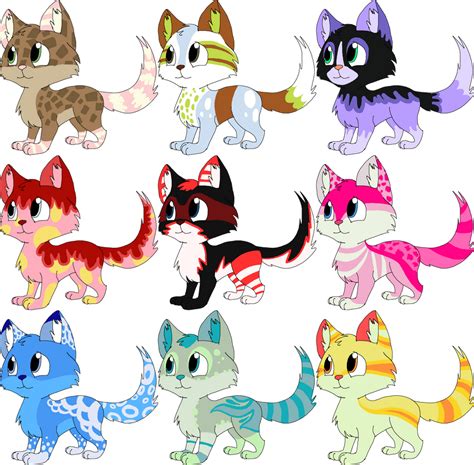 Free Cat Adoptables Closed By Colossalstinker On Deviantart