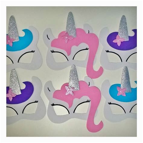 Antifaz Mascaras Unicornios Ar