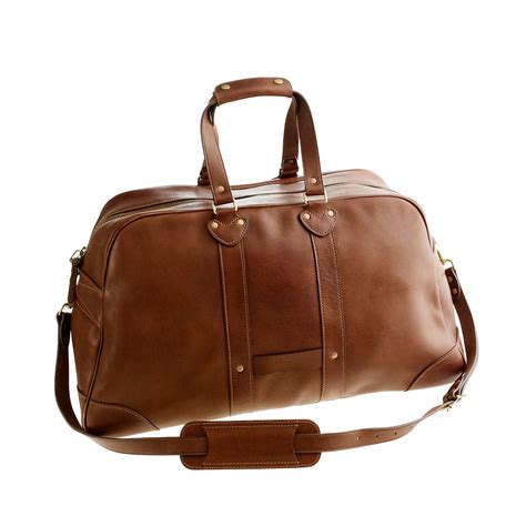 Montague Leather Weekender Bag Men Travel Bag Jcrew