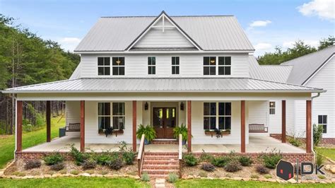 Absolutely Stunning Modern Farmhouse Home Wrap Around Front Porch And