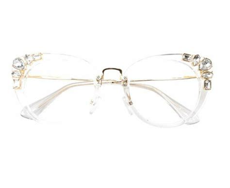 rhinestones reading glasses luxurious bling eyeglasses clear frame spectacles ebay