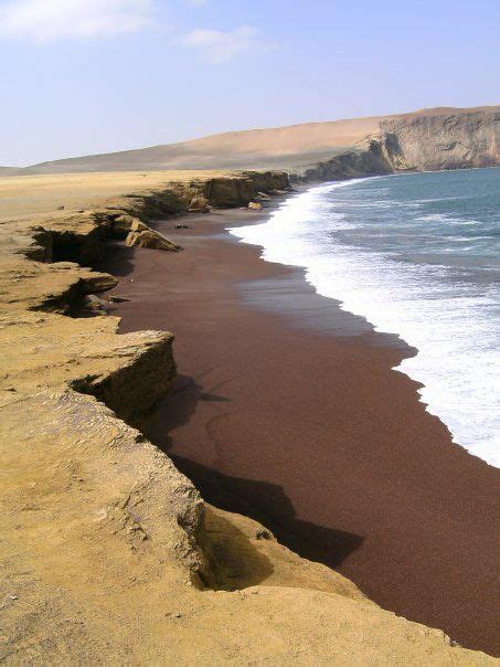 Playa Roja Paracas Peru Perú Playa