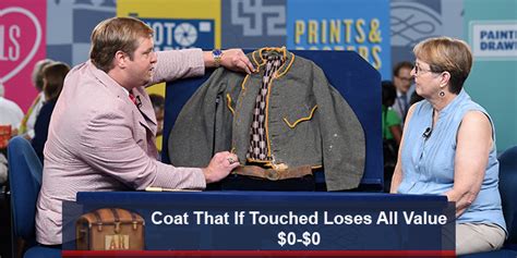 Coat That Loses All Value If Touched 0 0 Fake Antiques Roadshow Appraisals Know Your Meme