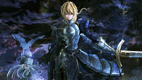 Fate Zero Fate Series Saber Anime Girls Wallpapers Hd Desktop And