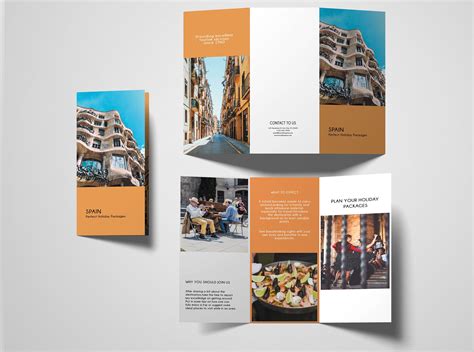 Trifold Agency Travel Brochure Template By Graphicques Codester