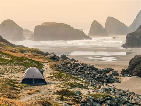 Ocean Beach Camping In Oregon And Washington